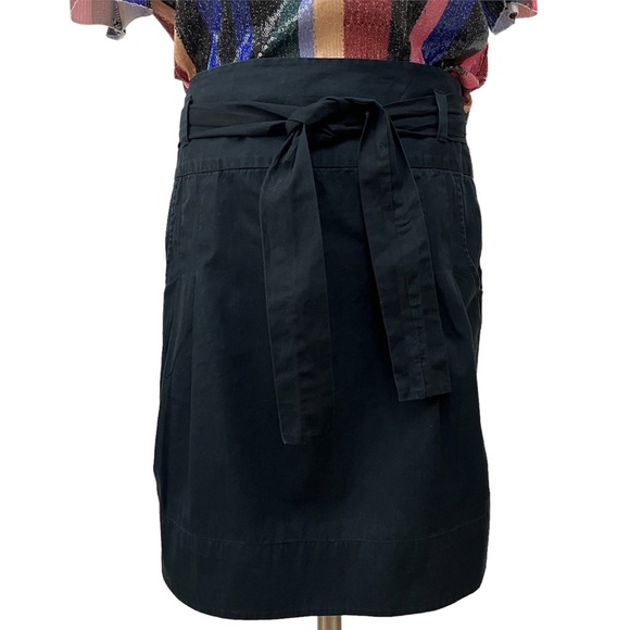 Anthropologie Odille Navy Blue Classic Pencil Skirt size 2 - Picture 1 of 7